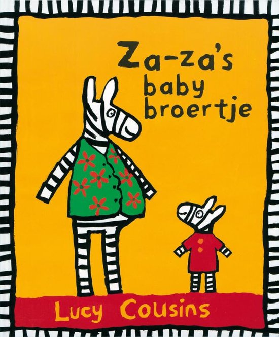 Cover van het boek 'Za-za's baby broertje' van Lucy Cousins