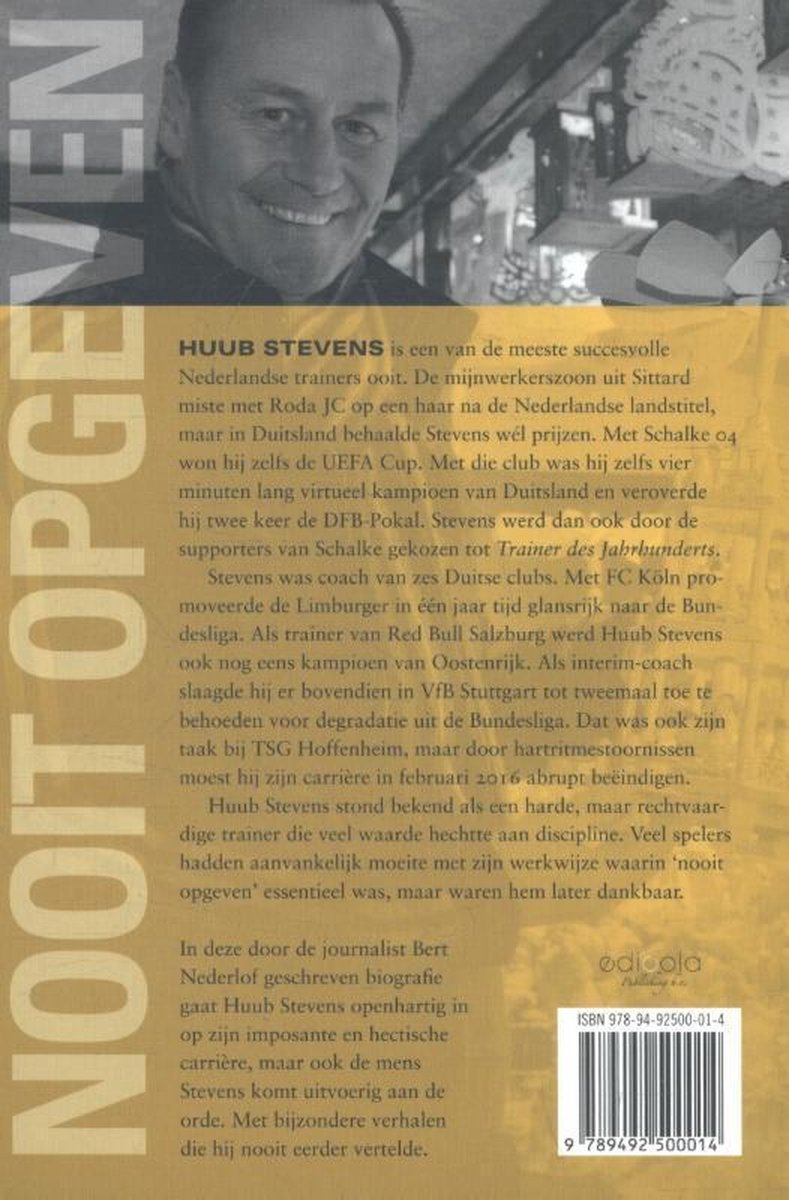 Huub Stevens, Bert Nederlof | 9789492500014 | Boeken | bol.com