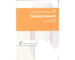 Omslag van Serie marktonderzoek voor het hoger onderwijs - Enquete research