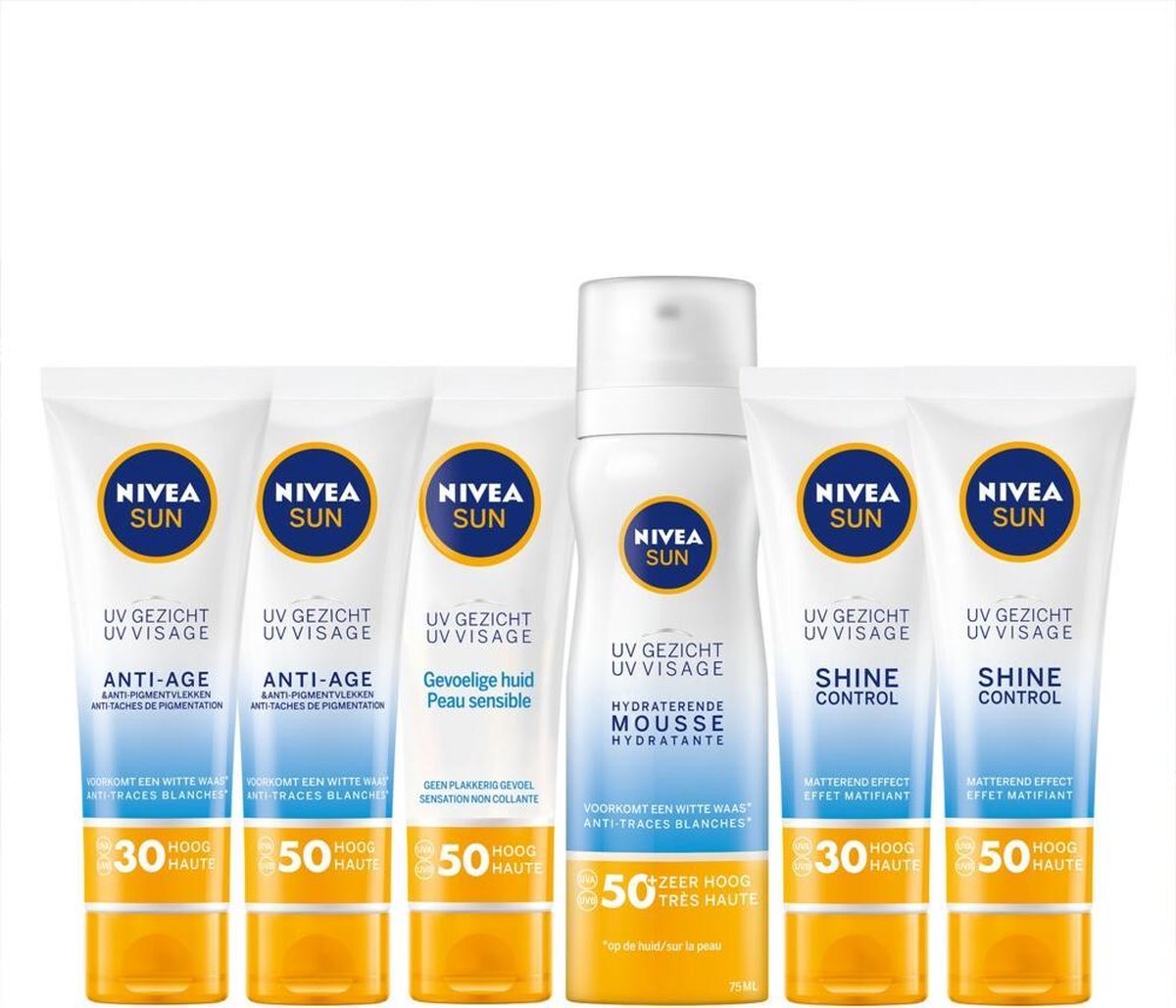 NIVEA SUN Gezicht Sensitive Zonnebrand Crème Gezicht Gevoelige Huid - 50 ml | bol.com