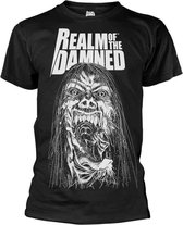 Realm Of The Damned Unisex Tshirt -L- LOGO & BALAUR (BLACK) Zwart