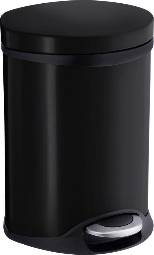 Pedaalemmer Smedbo Outline Lite 6 Liter 23,5x21,5x32 cm Zwart