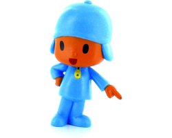 Pocoyo - speelfiguurtje Pocoyo wijst met zijn vinger  - 7 cm - kunststof - Comansi