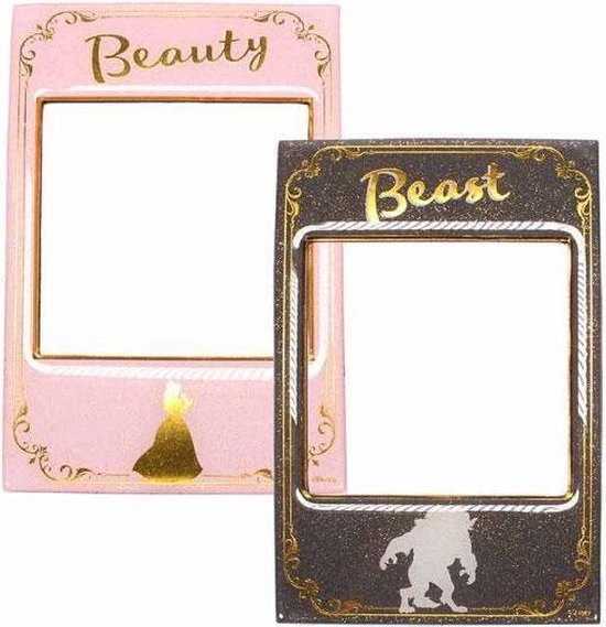Disney Beauty and the Beast Set of 2 Photo Frame Magnets