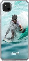 Google Pixel 4a Hoesje Transparant TPU Case - Boy Surfing #ffffff