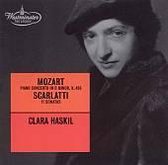 Mozart: Piano Concerto no 20; Scarlatti: Sonatas / Haskil, Swoboda et al