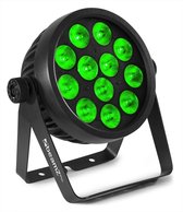 LED Par - BeamZ BAC509 LED Par met 12x 10W LED's - Vele kleuren en mogelijkheden - Incl. afstandsbediening - Zwart