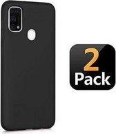 Telefoonhoesje - Back Cover - Geschikt Voor Samsung Galaxy M31 - Zwart