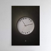 Walljar - Time To Start - Muurdecoratie - Plexiglas