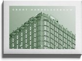 Walljar - Groot Handelsgebouw - Muurdecoratie - Poster