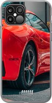 6F hoesje - geschikt voor iPhone 12 - Transparant TPU Case - Ferrari #ffffff