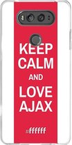LG V20 Hoesje Transparant TPU Case - AFC Ajax Keep Calm #ffffff
