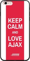 iPhone 6 Plus Hoesje TPU Case - AFC Ajax Keep Calm #ffffff