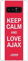 Samsung Galaxy Note 8 Hoesje Transparant TPU Case - AFC Ajax Keep Calm #ffffff