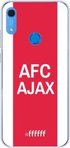 Huawei Y6 (2019) Hoesje Transparant TPU Case - AFC Ajax - met opdruk #ffffff