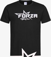 FORZA STAR TSHIRT - ZWART 100% KATOEN