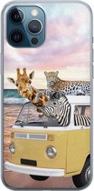 iPhone 12 Pro hoesje - Wanderlust | Apple iPhone 12 Pro  case | Siliconen TPU hoesje | Backcover Transparant