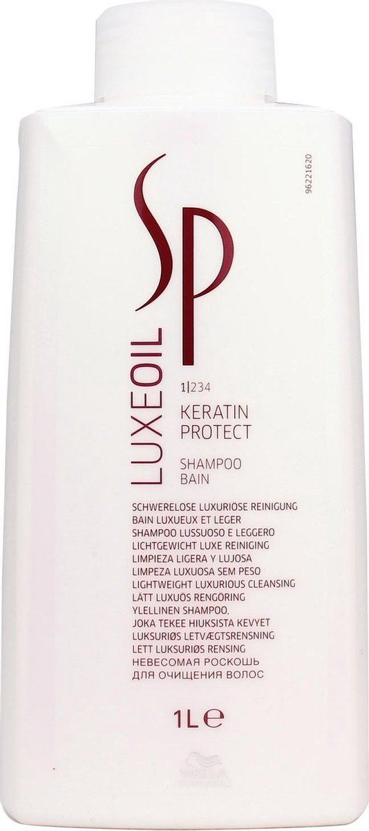 Wella Professionals SP Luxe Keratin Protect Shampoo - 1000 ml - Alle haartypen