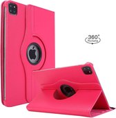 Tablet Hoes voor Apple iPad Pro 12.9 inch (2020) - iPad Pro 2021 12.9 inch - 360° draaibaar - Hot Pink