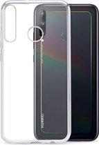 Silicone hoesje transparant Geschikt voor: Huawei Y7P
