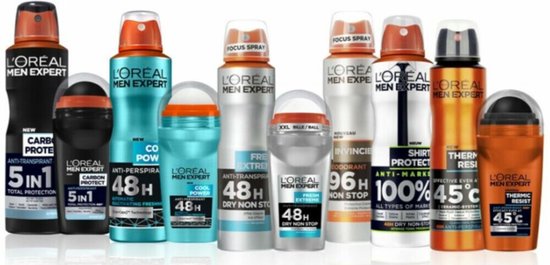 L’Oréal Men Expert Invincible Sport – Voordeelverpakking 6 x 50 ml – Deodorant Roller - L’Oréal Paris