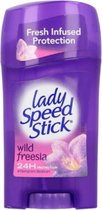 Lady Speed Stick Wild Freesia Deodorant Stick - Anti Transpirant Deo Stick met 24H Zweet Bescherming en Anti Witte Strepen - Deodorant Vrouw