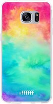Samsung Galaxy S7 Edge Hoesje Transparant TPU Case - Rainbow Tie Dye #ffffff