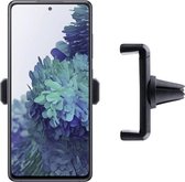 Shop4 - Samsung Galaxy S20 FE Autohouder Verstelbare Ventilatierooster Houder Zwart