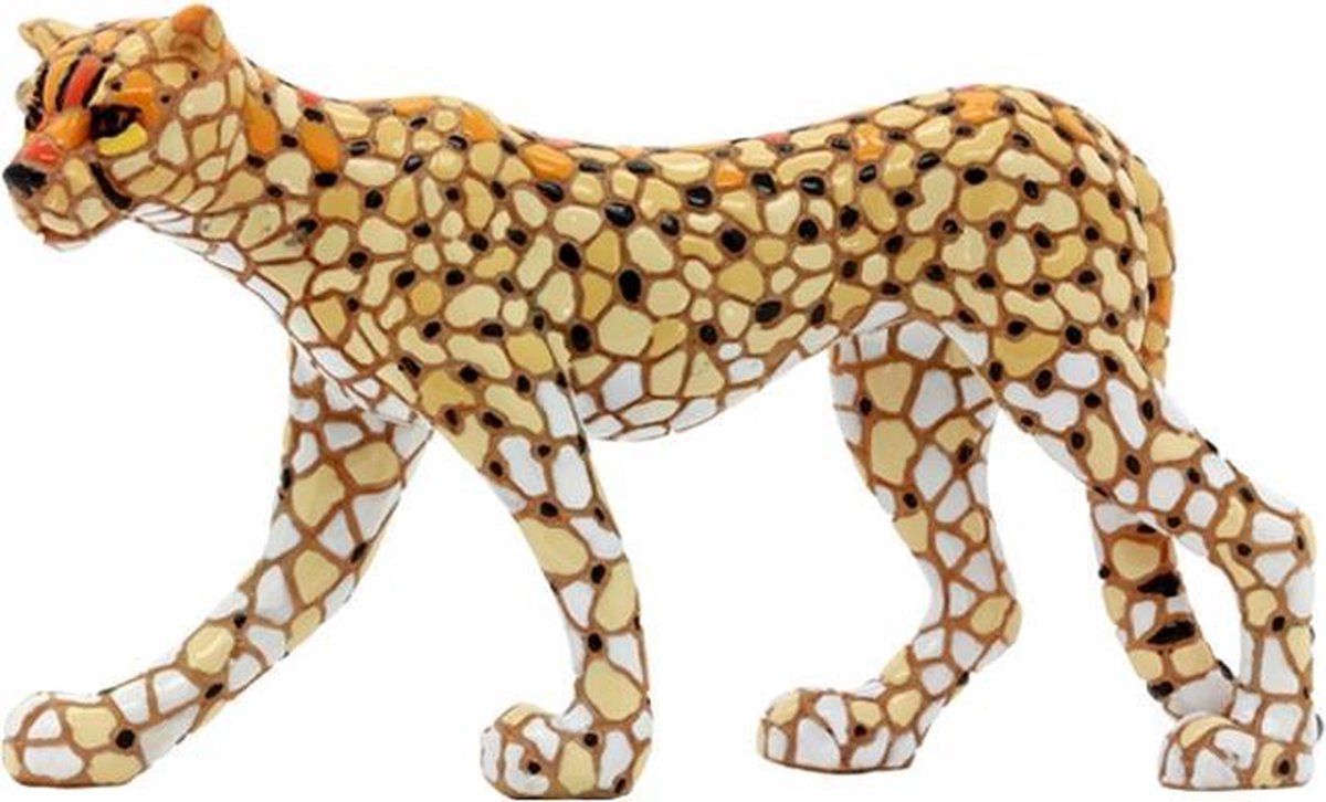 Cheeta, Jachtluipaard - Barcino mozaiek Gaudi style