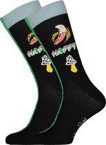 Happy Socks Half/half Big Dot Sock - Unisex - Maat: 41-46