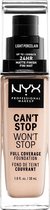 NYX Professional Makeup - Can't Stop Won't Stop Foundation - Light Porcelain