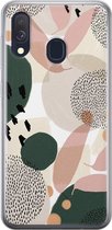 Leuke Telefoonhoesjes - Hoesje geschikt voor Samsung Galaxy A40 - Abstract print - Soft case - TPU - Print / Illustratie - Multi