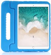 Shop4 - Geschikt voor iPad 10.2 (2020) Hoes - Kids Cover Worker voor Kinderen Blauw