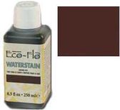 Leerverf Eco-Flo Waterstain Middelbruin, 250 ml