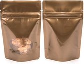 Stazakken Brons met ovaal Venster 10x6x15cm | 57 gram (100 stuks)