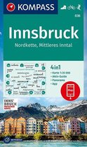 KOMPASS Wanderkarte Innsbruck, Nordkette, Mittleres Inntal 1:35000