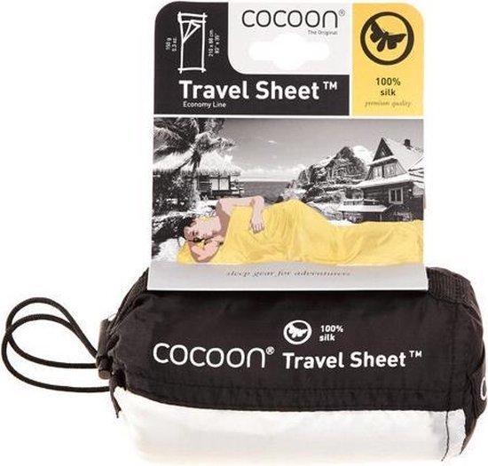 Cocoon TravelSheet - Lakenzak - Zijde - Natuurlijk van Cocoon — afbeelding 3