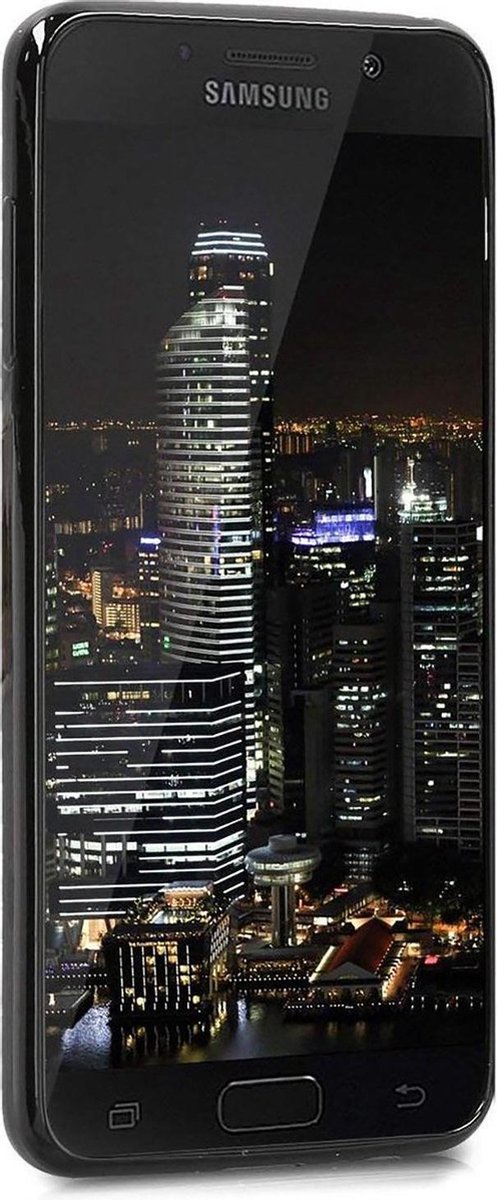 LitaLife Samsung Galaxy J8 2018 TPU Zwart Back cover
