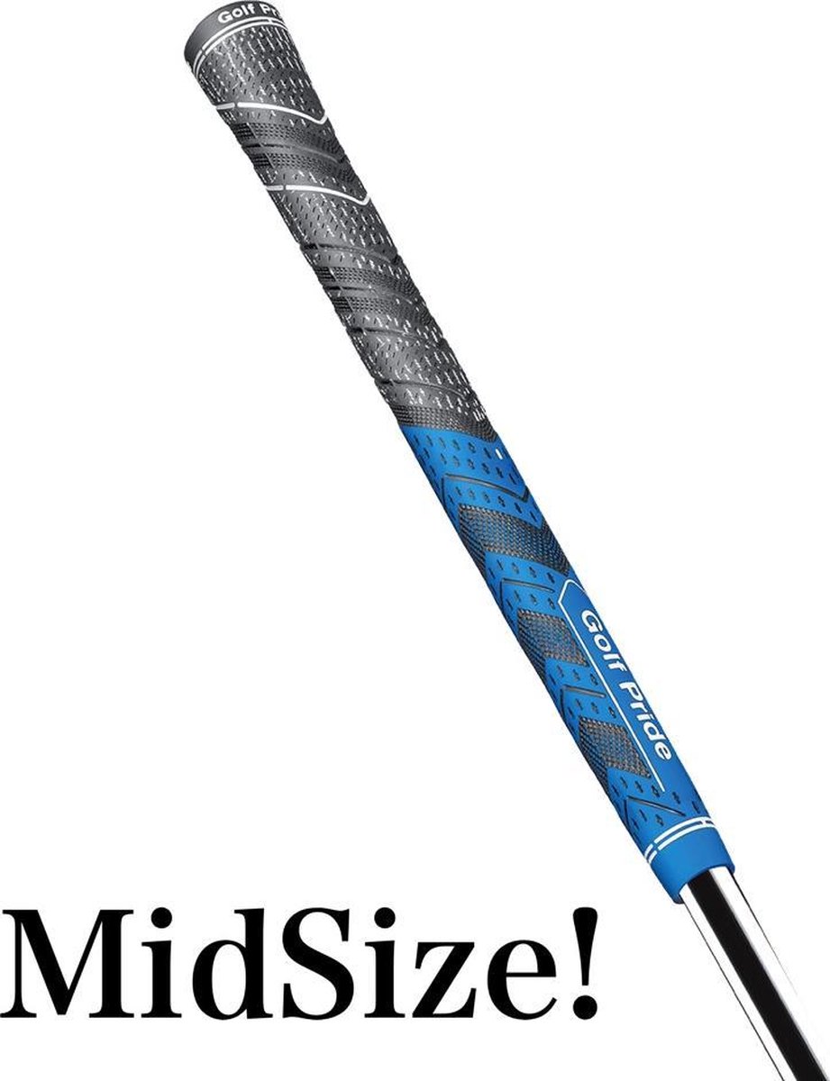 GolfPride MultiCompound Plus 4 MIDSIZE Grip - Charcoal Blauw