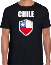 Chili landen t-shirt zwart heren - Chileense landen shirt / kleding - EK / WK / Olympische spelen Chile outfit XL