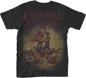 Cannibal Corpse Heren Tshirt -XL- Chainsaw Zwart