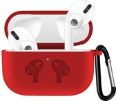 Case Cover Voor geschikt voor Apple Airpods Pro- Rood | Watchbands-shop.nl