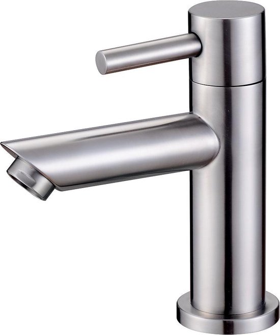Frank & Co 304 Imola robinet de toilette en acier inoxydable 1/2 bec droit  | bol.com
