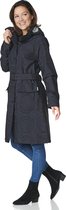 Long coat Becca black/antracite-XL