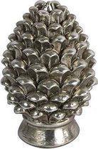 Countryfield Decoratie Dennenappel 19 Cm Polyresin Zilver