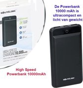 Ultraduin High Speed Powerbank 10000mAh met LED-Zaklamp