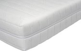 Matelas en mousse froide HR45 de 21 cm d'épaisseur - sans CFC et lavable à 40 °C.  Avec housse détachable en double tissu de Luxe , matelassée avec 300 grammes de fibres creuses M2 200x200