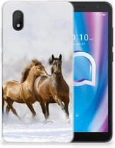 Smartphone hoesje Alcatel 1B (2020) TPU Case Paarden