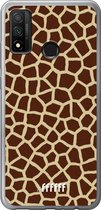 Huawei P Smart (2020) Hoesje Transparant TPU Case - Giraffe Print #ffffff