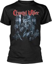 Crystal Viper Heren Tshirt -XXL- Wolf & The Witch Zwart